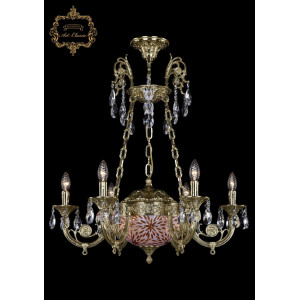 Подвесная люстра Art Classic 31.44.6.KR175SP.250IT.G.Sp.Amber.White.1A