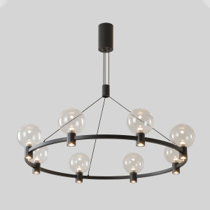 Подвесная люстра Crystal Lux DUET SP56W LED BLACK