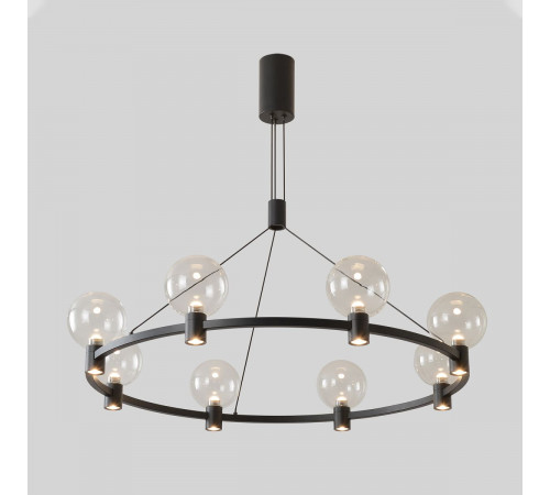 Подвесная люстра Crystal Lux DUET SP56W LED BLACK