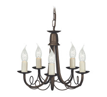 Подвесная люстра Elstead Lighting Minster MN5-BLK-GOLD