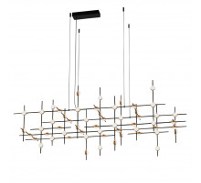 Подвесная люстра Delight Collection Molecular 55 black/gold