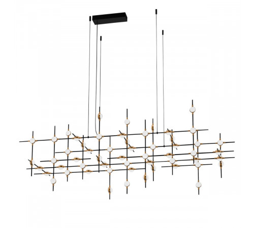 Подвесная люстра Delight Collection Molecular 55 black/gold
