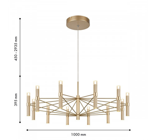 Подвесная люстра Favourite Blick 4759-12P