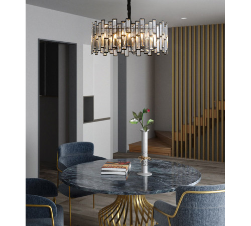 Подвесная люстра Delight Collection D8524P/S black/clear Подвесная люстра Delight Collection D8524P/S black/clear