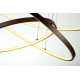 Подвесная люстра LED4U L5053-80-60-40 BR