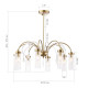 Люстра на штанге ST Luce Люминера SL1401.303.08