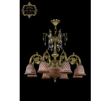 Подвесная люстра Art Classic 31.14.8.KR175SP.250IT.G.Sp.Amber.White.1B