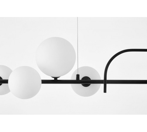 Подвесная люстра Lumina Deco LDP 7036-7 BK+WT Подвесная люстра Lumina Deco LDP 7036-7 BK+WT