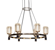 Подвесная люстра Delight Collection P0738-6A gold/pearl black