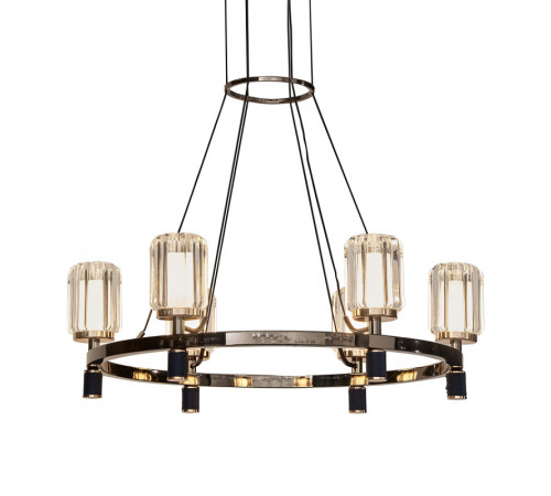 Подвесная люстра Delight Collection P0738-6A gold/pearl black