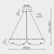 Подвесная люстра Modelux ML.9366.600 GD