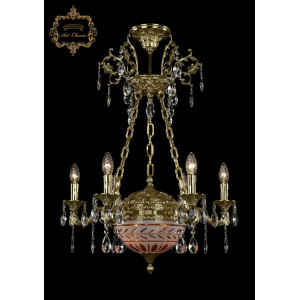 Подвесная люстра Art Classic 31.51.6.CK125SP.250SP.G.Sp.Amber.White.1D