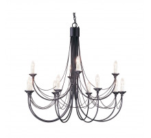 Подвесная люстра Elstead Lighting CB12-BLACK