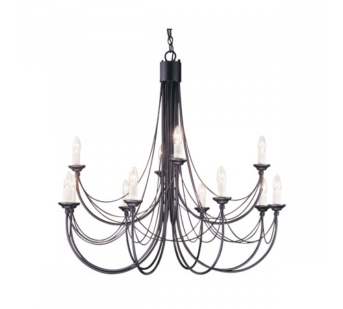 Подвесная люстра Elstead Lighting CB12-BLACK Подвесная люстра Elstead Lighting CB12-BLACK