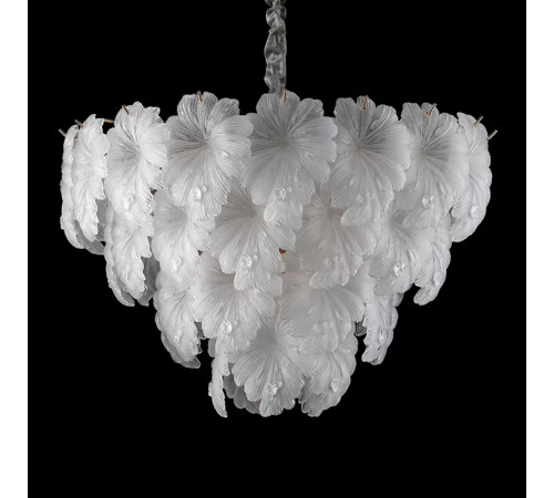 Подвесная люстра Delight Collection Crystal leaf 6302P/D800 gold/white Подвесная люстра Delight Collection Crystal leaf 6302P/D800 gold/white
