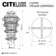 Подвесная люстра Citilux Etera CL322090