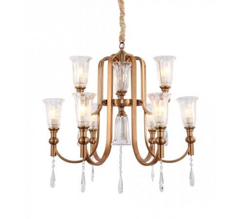 Подвесная люстра Lumina Deco Rionella LDP 8041-6+3 S.GD Подвесная люстра Lumina Deco Rionella LDP 8041-6+3 S.GD