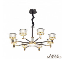 Подвесная люстра Arte Milano Neapolis 276210/8 BK/GD