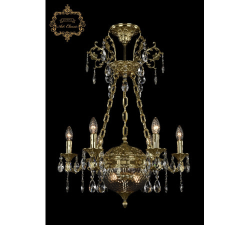 Подвесная люстра Art Classic 31.51.6.CK125SP.250SP.G.Sp.Clear.1C