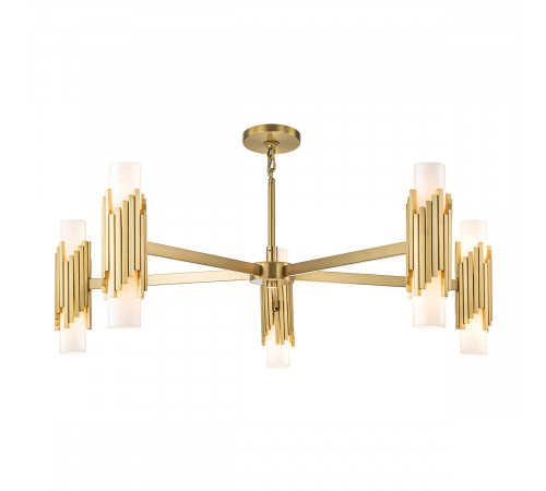 Подвесная люстра Elstead Lighting MARVELE10-AB-OPAL