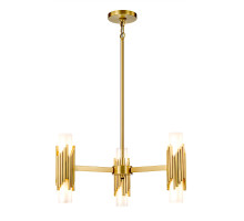 Подвесная люстра Elstead Lighting MARVELE6-AB-OPAL