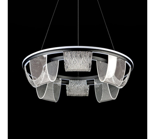 Подвесная люстра LED4U L7706-630 BK Подвесная люстра LED4U L7706-630 BK