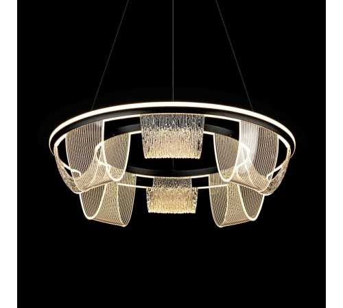 Подвесная люстра LED4U L7706-630 BK Подвесная люстра LED4U L7706-630 BK
