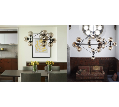 Подвесная люстра ImperiumLoft Люстра Modo Chandelier 15 Globes 74962-22