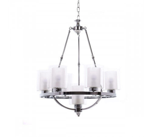 Подвесная люстра Lumina Deco Santini LDP 1220-7 CHR+WT