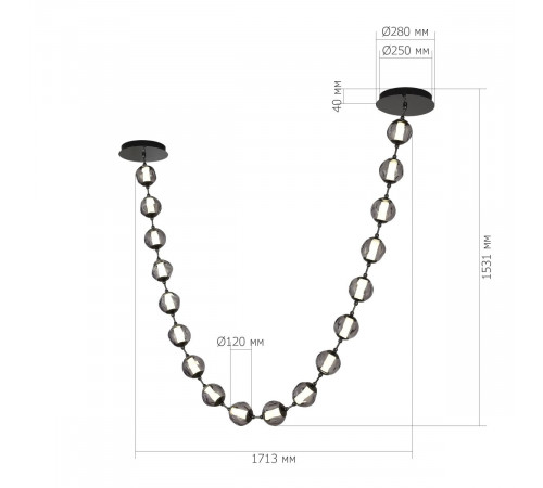 Подвесная люстра ST Luce Helmi SL6520.403.18 Подвесная люстра ST Luce Helmi SL6520.403.18