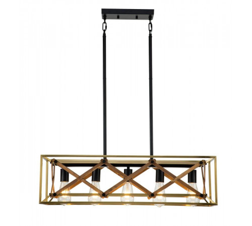 Подвесная люстра Indigo Storia 10002/5R Black V000066