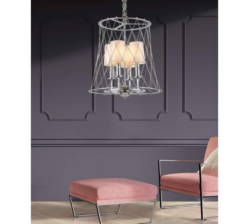 Подвесная люстра Lumina Deco Berton LDP 8013-4 CHR Подвесная люстра Lumina Deco Berton LDP 8013-4 CHR