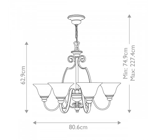 Подвесная люстра Hinkley HK-CELLO6