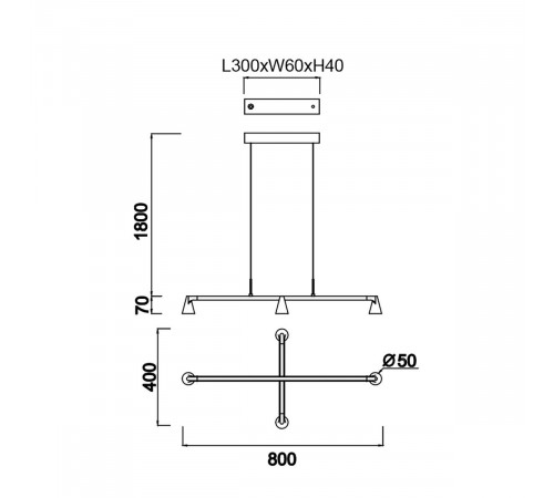 Подвесная люстра Mantra Africa 9410