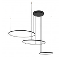 Подвесная люстра Nowodvorski Circolo Led Black 10867