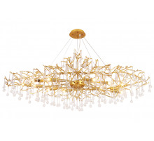 Подвесная люстра Crystal Lux REINA V2 SP12 L1500 GOLD PEARL