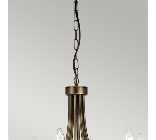 Подвесная люстра Elstead Lighting OV8-BLK-GOLD