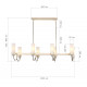Подвесная люстра ST Luce Элегра SL1402.263.08