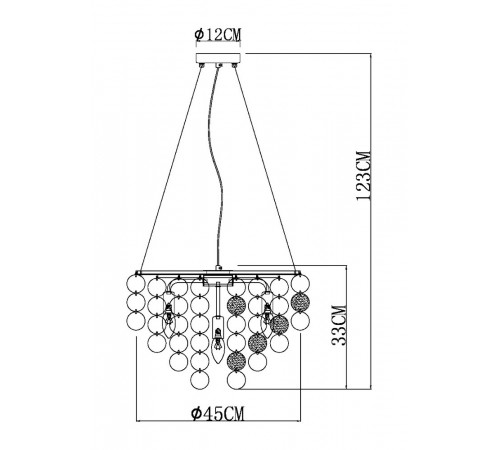 Подвесная люстра Arte Lamp Pipirima A4100LM-6CC
