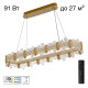 Подвесная люстра Citilux Lava CL250172