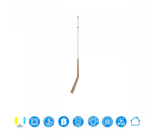 Подвесная люстра Mantra Boomerang 9392+9245 (14L)