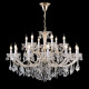 Подвесная люстра Crystal Lux CRISTELLE SP12+6 GOLD