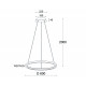 Подвесная люстра Italline IT013-6027 white 3000K