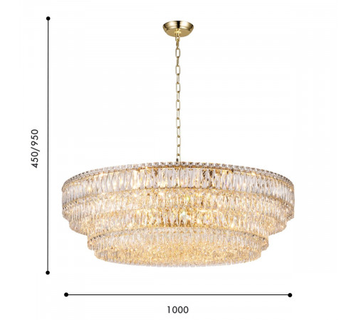 Подвесная люстра Favourite Adamas 4781-24P
