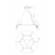 Подвесная люстра Freya MatchFR6109PL-06G