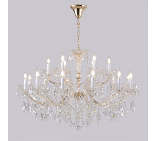 Подвесная люстра Crystal Lux CRISTELLE SP12+6 GOLD