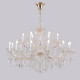 Подвесная люстра Crystal Lux CRISTELLE SP12+6 GOLD