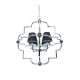 Подвесная люстра Lumina Deco Baltimore LDP 8020-4 CHR+BK