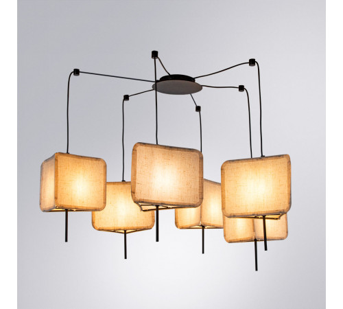 Подвесная люстра Arte Lamp Trixie A7084SP-6BK Подвесная люстра Arte Lamp Trixie A7084SP-6BK