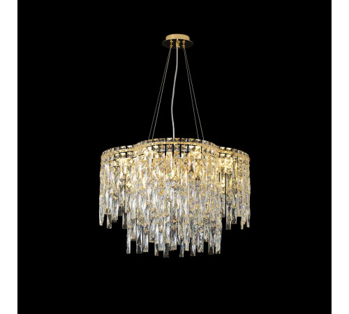 Подвесная люстра Crystal Lux ABRIL SP12 GOLD